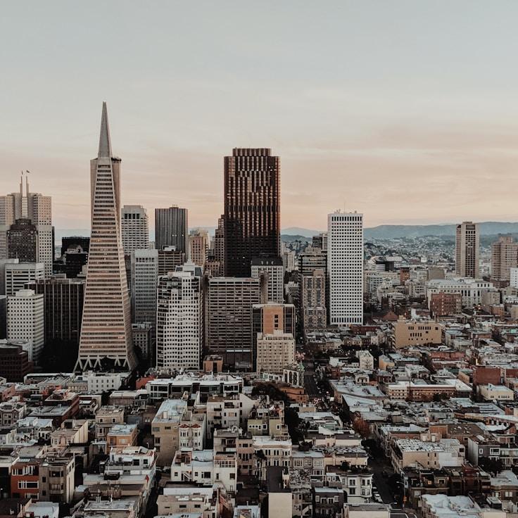 City skyline in Rome, Italy